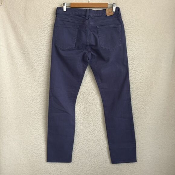 J Crew 484 Slim-fit garment-dyed five-pocket pant Mens Size 30 x 32 Navy Blue - Picture 3 of 8